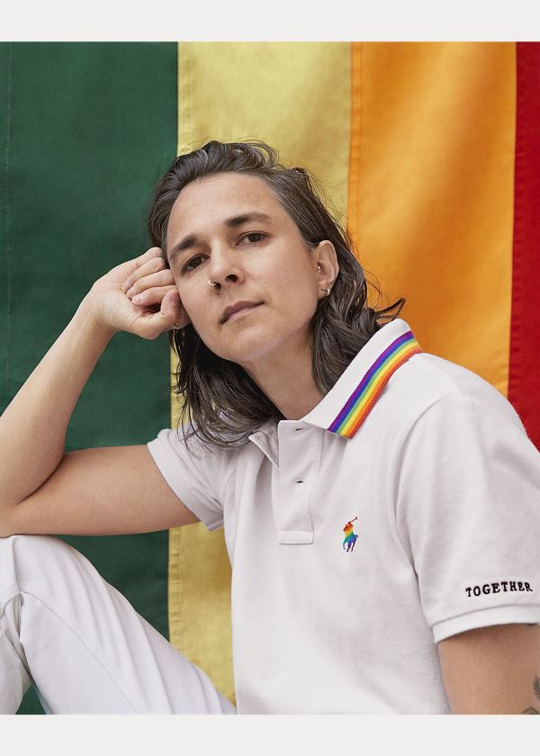 Gay pride outlet polo shirt